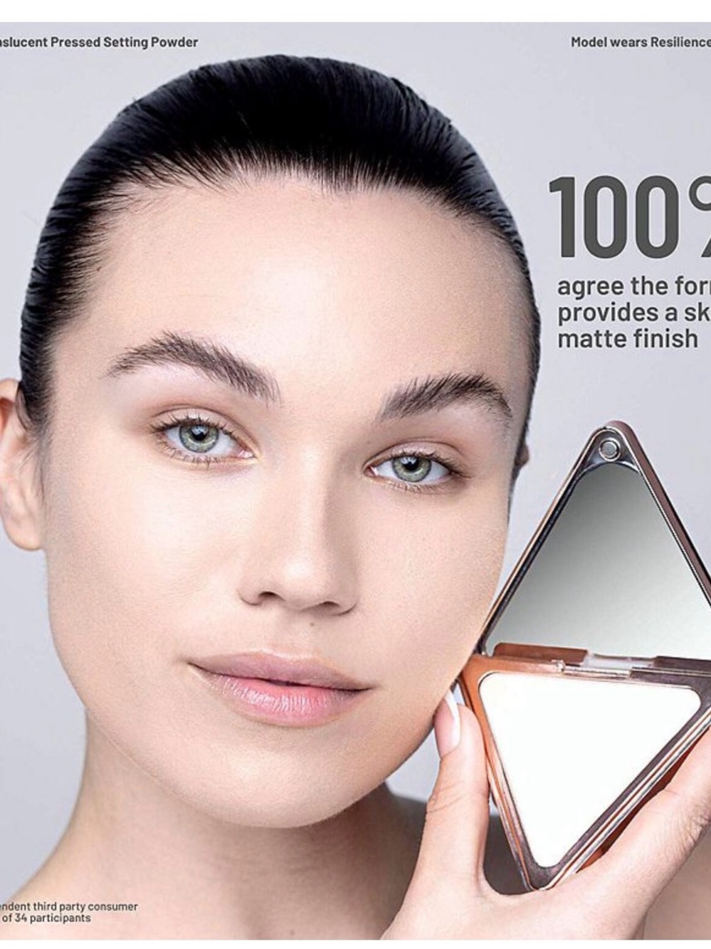 Cream Compact Setting Powder - Lightweight Matte Finish - Picture 2 of 6